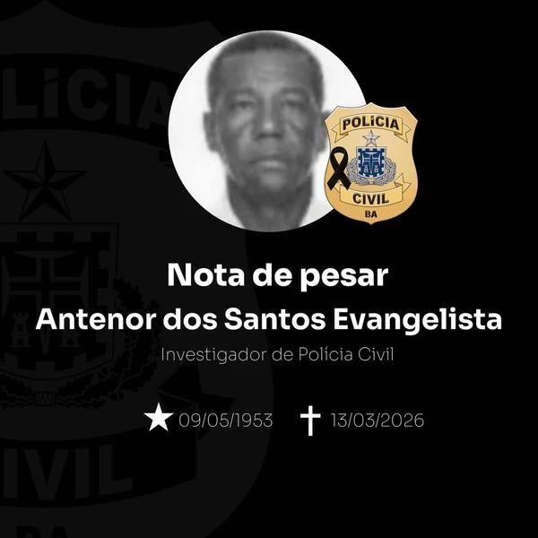 Policial civil aposentado Antenor dos Santos Evangelista por Reprodução/ Redes sociais