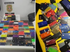 Imagem - Suspeitos de golpes são presos com 95 cartões bancários no entorno de estádio