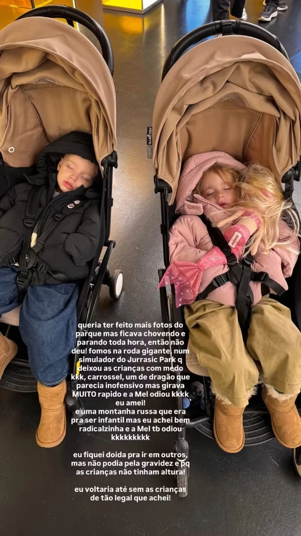 Isa Scherer e família em Paris por Reprodução/Instagram