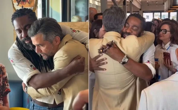 Lázaro Ramos e Wagner Moura