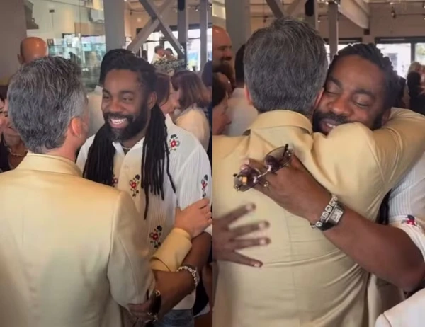 Lázaro Ramos e Wagner Moura