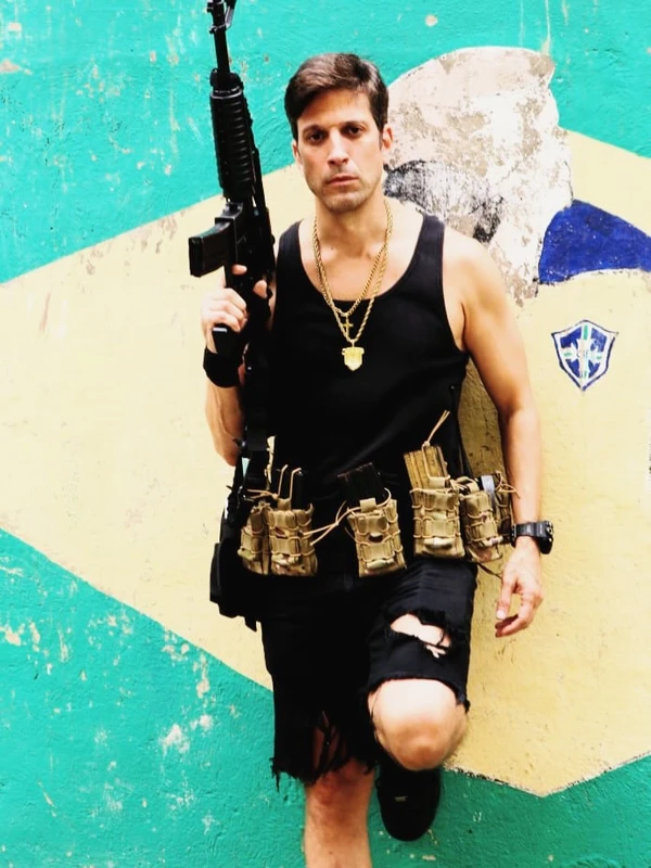 Marco Antônio Gimenez em cena do filme 'Bandido Bom é Bandido Morto' por Reprodução/Instagram