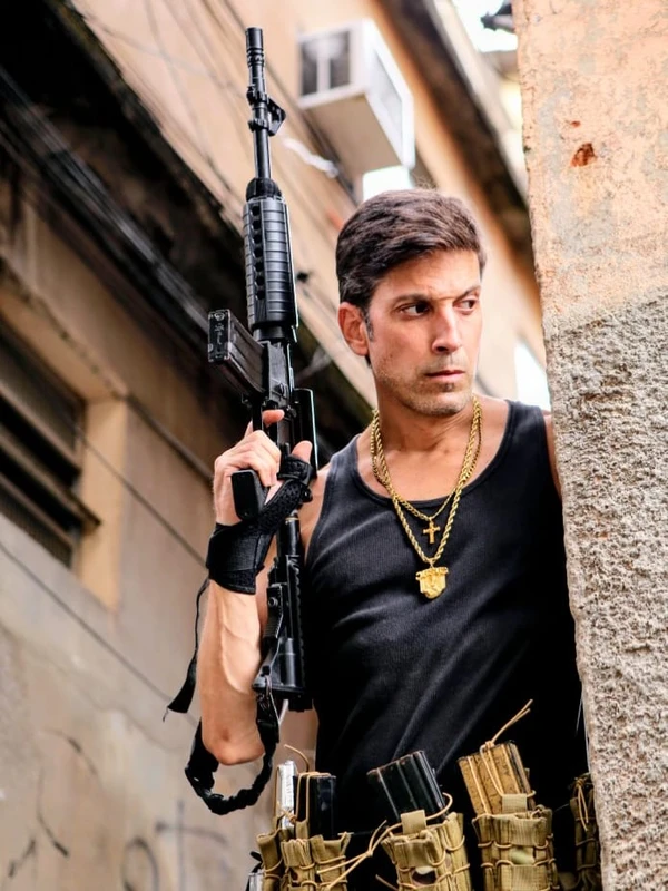 Marco Antônio Gimenez em cena do filme 'Bandido Bom é Bandido Morto' por Reprodução/Instagram