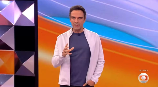 Tadeu Schmidt, apresentador do BBB 26
