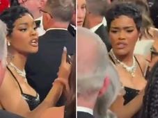 Imagem - Atriz se irrita no tapete vermelho do Oscar após acusar homem de empurrão: 'Não toque em mim'; VÍDEO