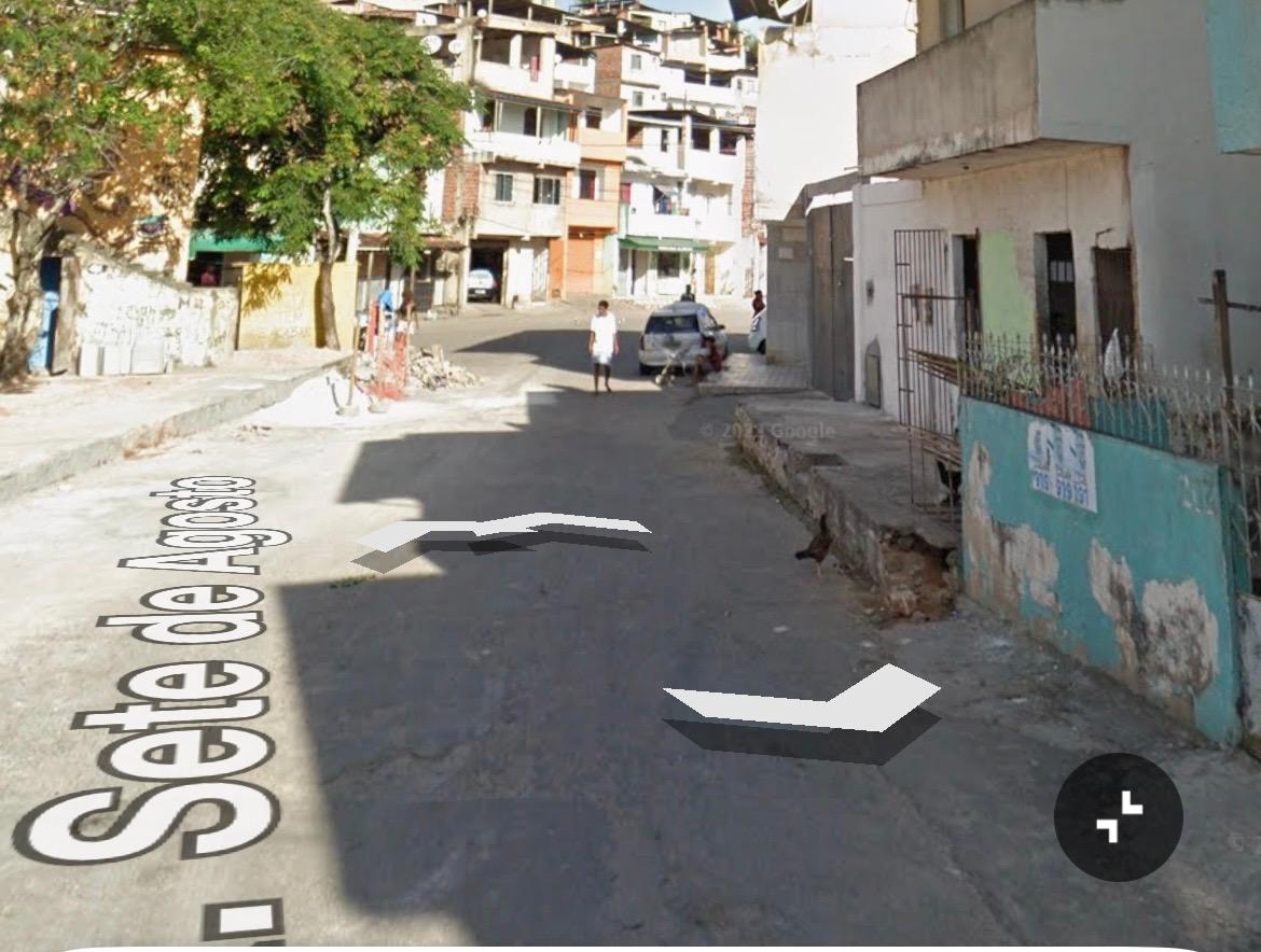 Em viela do complexo do Nordeste de Amaralina, Comando Vermelho mantém 'tribunal do crime' por Google Street View/Reprodução