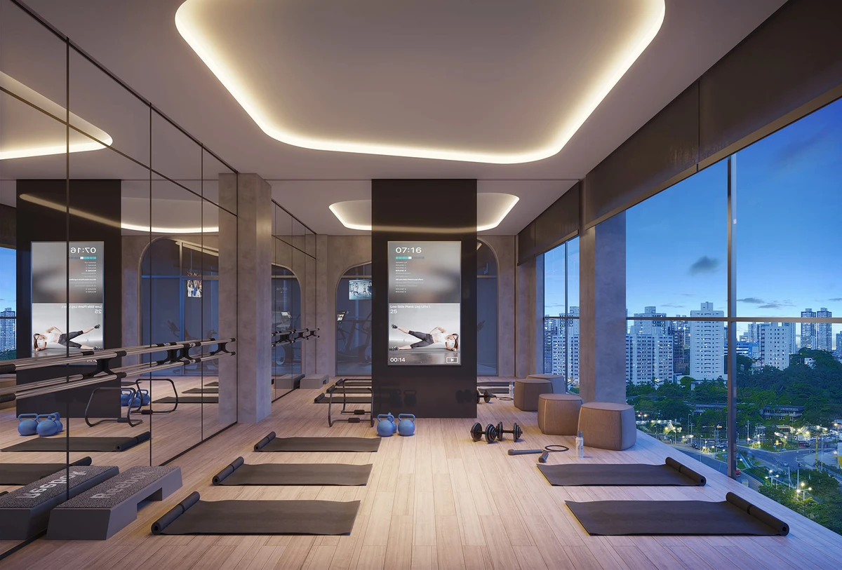 Espaços fitness do Legacy por Divulgação