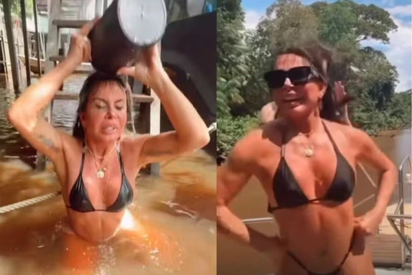 Gretchen aproveita Belém, no Pará