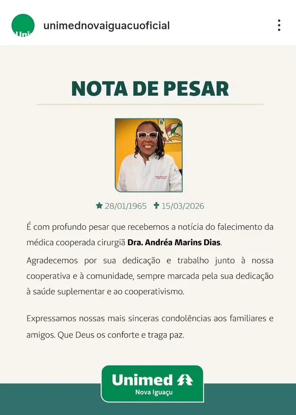 Médica morta em perseguição policial voltava de visita aos pais quando foi baleada por Reprodução