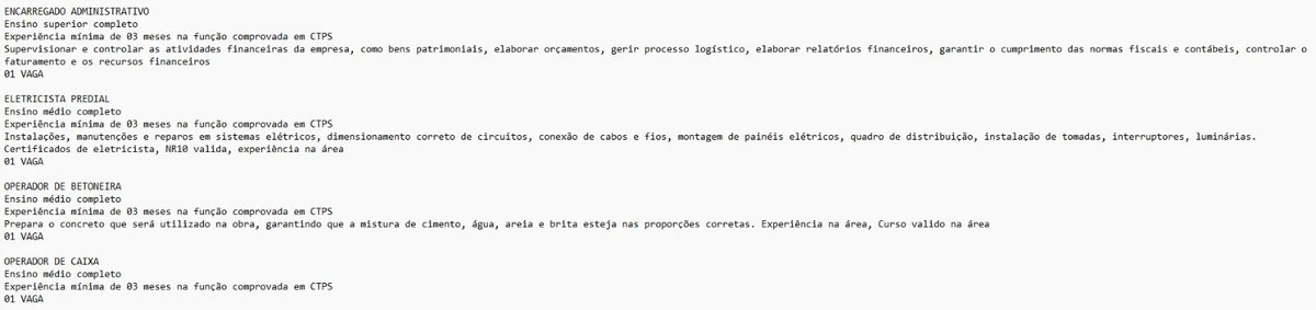 Vagas do SineBahia - Salvador e RMS (16/03) por Reprodução