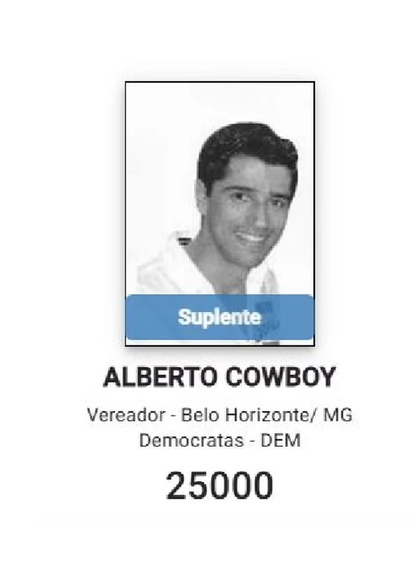 Alberto Cowboy, do 'BBB 26', já se candidatou a vereador por Belo Horizonte por Reprodução/Instagram