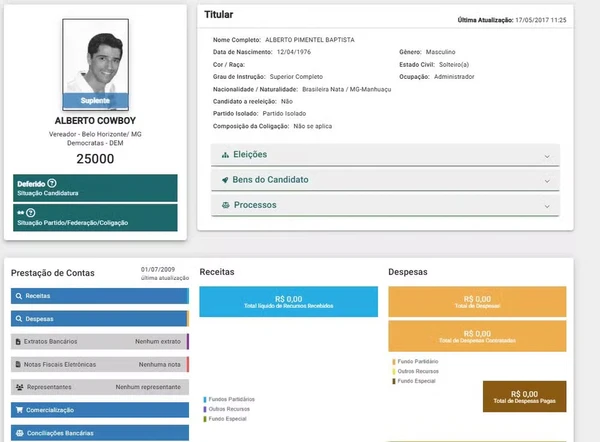 Alberto Cowboy, do 'BBB 26', já se candidatou a vereador por Belo Horizonte por Reprodução/Instagram