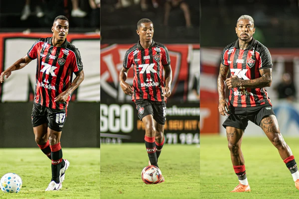 Caíque, Edenilson e Marinho 