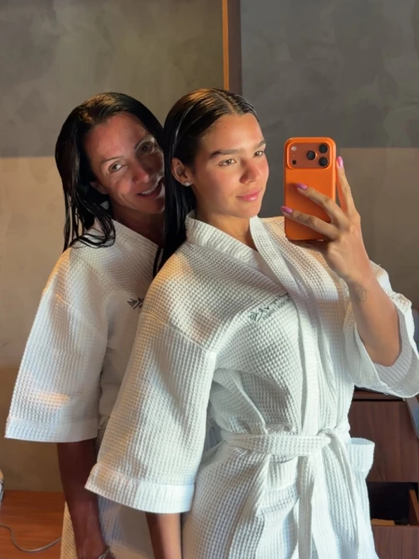 Duda Guerra e a mãe, Viviane Guerra por Reprodução/Instagram