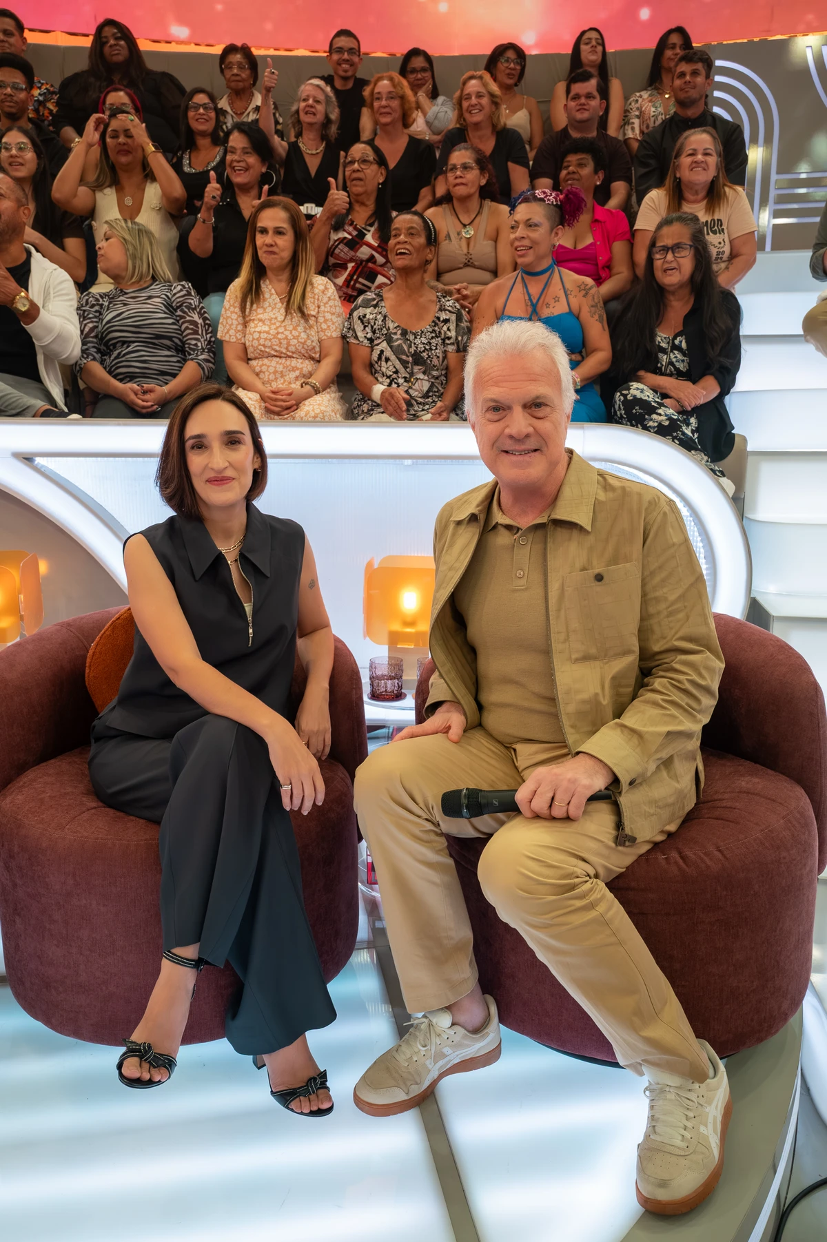 Gravação do programa “Em Família com Eliana” por Globo/Bob Paulino