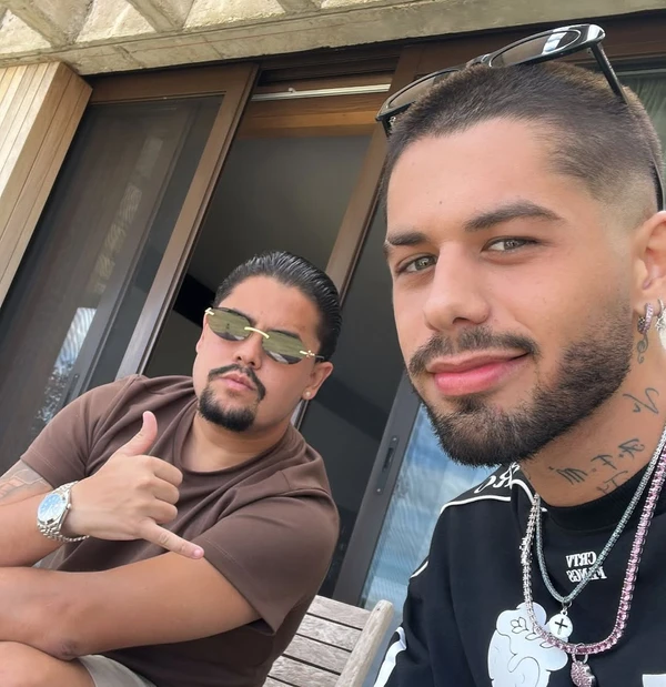 João Victor Cocá e Zé Felipe por Reprodução/Instagram