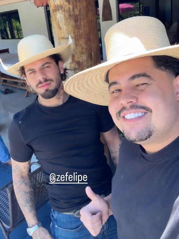 João Victor Cocá e Zé Felipe por Reprodução/Instagram