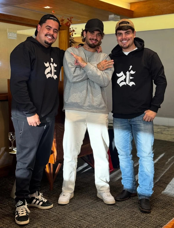 João Victor Cocá e Zé Felipe por Reprodução/Instagram