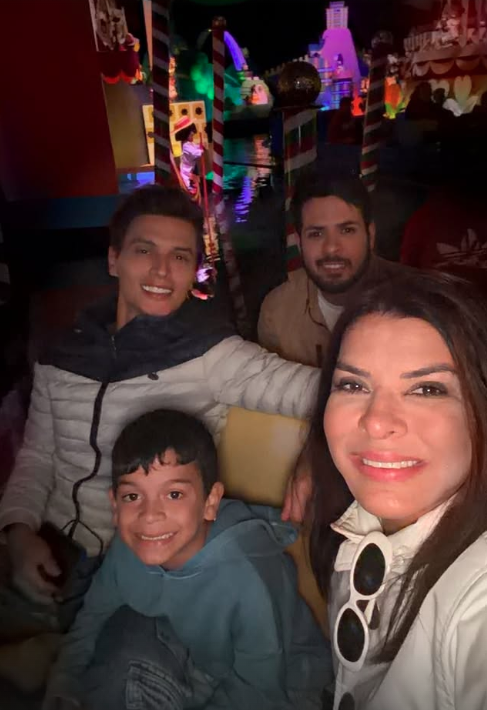 Mara Maravilha com família em viagem por Reprodução | Instagram