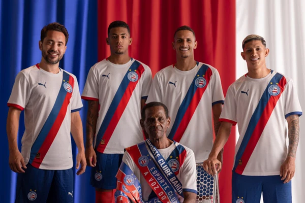 Novo uniforme do Bahia para a temporada por Divulgação/ECB 