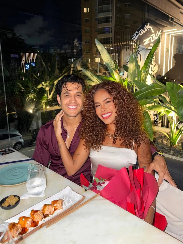 Sthe Matos e Kevi Jonny por Reprodução/Instagram