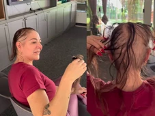 Imagem - Mãe de Lucas Lucco corta cabelo após diagnóstico de alopecia: ‘Tudo tem um propósito’