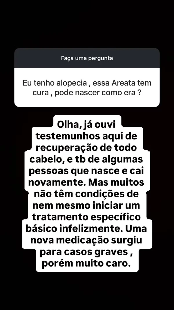 Mãe de Lucas Lucco mostra cabelo após diagnóstico de alopecia por Reprodução/Redes Sociais 
