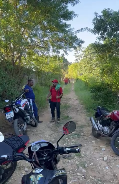 Área de mata onde o corpo foi encontrado por Reprodução