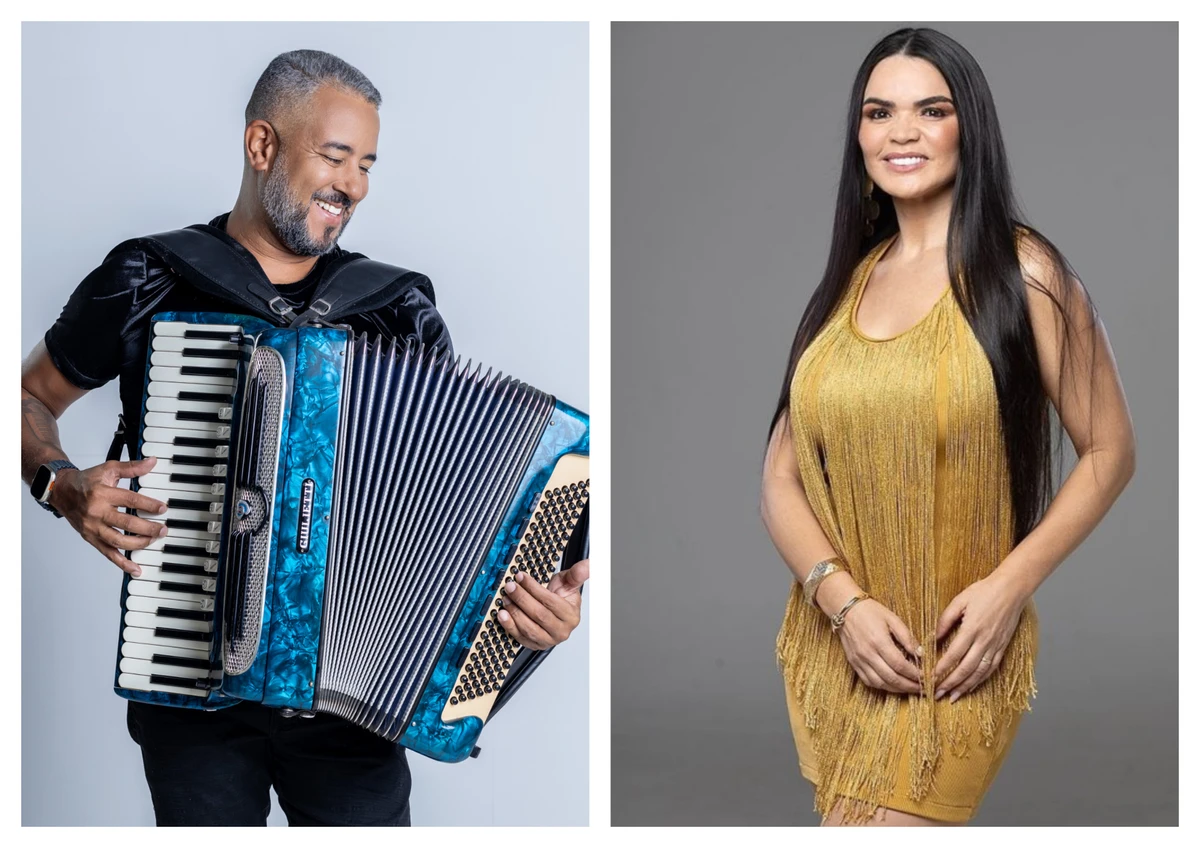 Os forrozeiros Jô Miranda e Jeanne Lima se apresentam domingo (22)