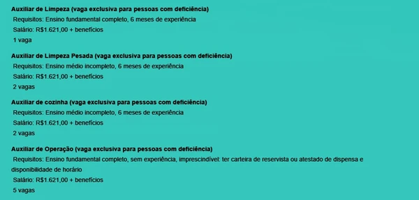 Veja vagas por Reprodução