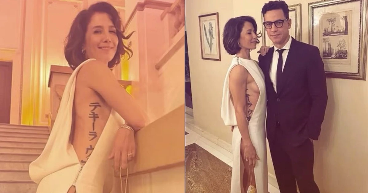 Imagem - Marjorie Estiano exibe tatuagem polêmica em evento e web relembra 'significado' inusitado