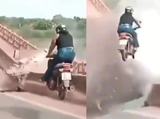 Imagem - Vídeo mostra ponte JK se partindo e engolindo veículos em tragédia com 14 mortos