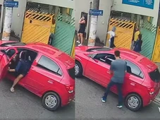 Imagem - Homem rouba carro de mãe e foge com bebê de dois meses dentro do veículo