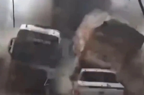 Acidente na ponte JK, em 22 de dezembro de 2024 por Reprodução