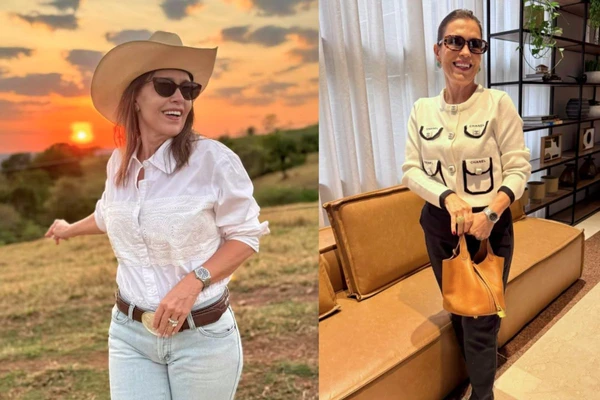 Roseli Tavares é dona de fazenas que se 'perdem de vista'