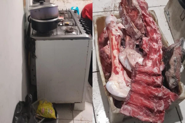Vigilância Sanitária interdita mais um frigorífico em Maceió e apreende 80kg de carne deteriorada