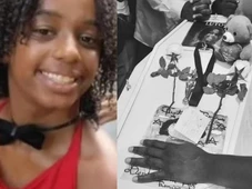 Imagem - Corpo de Thamiris é sepultado em Salvador sob forte comoção; mãe e irmãs precisaram ser amparadas