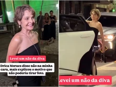 Imagem - Após ser detonada por recusar foto com fã, Drica Moraes comenta em perfil de fã, pede desculpas e se explica