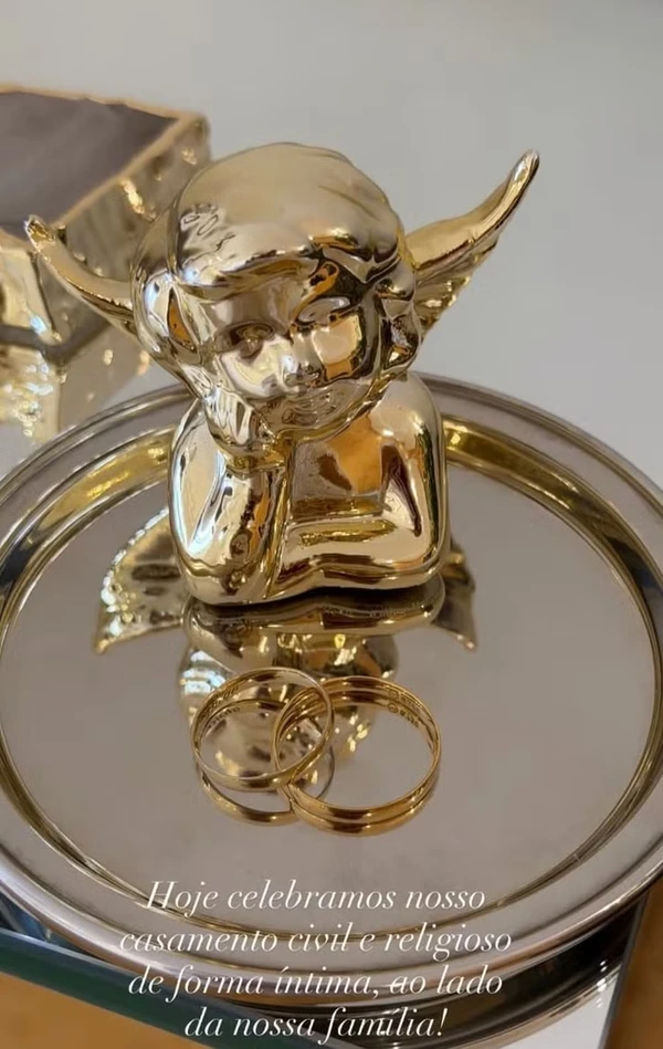 Ex-BBB Diego, da edição de 2019, se casou por Reprodução