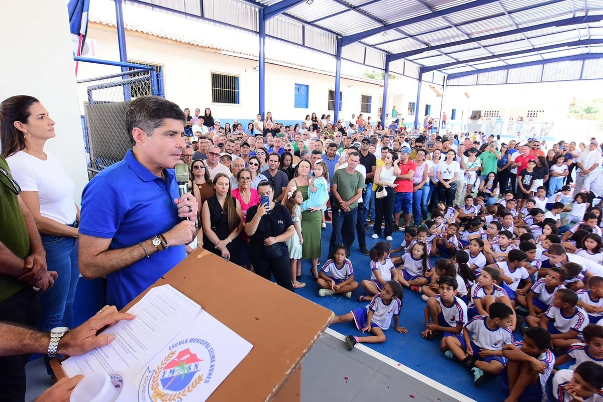   ACM Neto durante evento no interior da Bahia