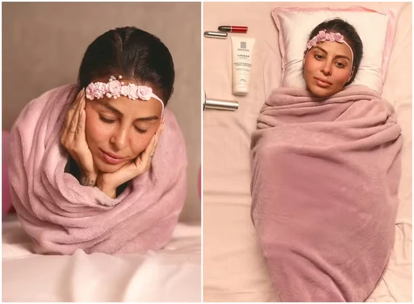 Alinne Rosa comemora 45 anos com ensaio inspirado em recém-nascido por Reprodução/Redes Sociais 