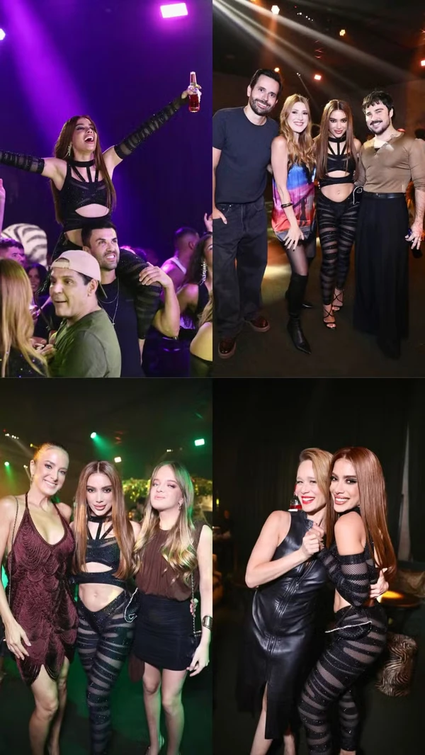 Anitta reúne famosos em festa de aniversário de 33 anos por Reprodução/Instagram @iude