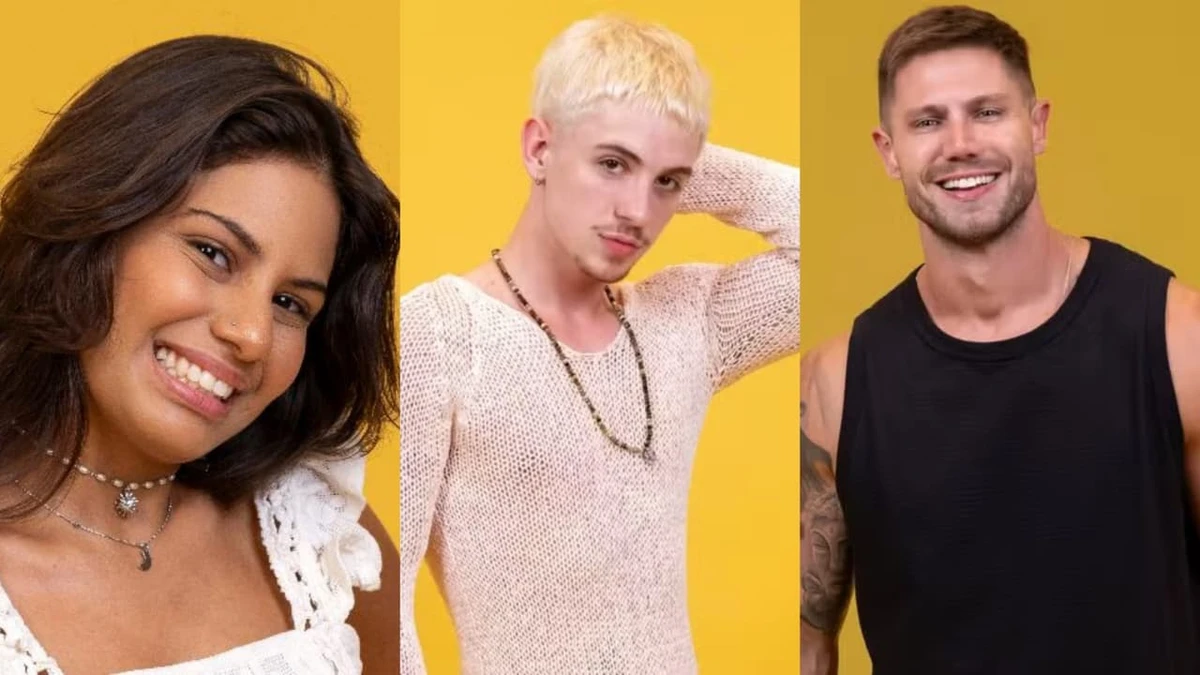 Décimo Paredão do BBB 26: Gabriela, Juliano Floss e Jonas por Divulgação 