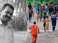 Imagem - Homem morre afogado após entrar no mar para salvar a esposa em praia de Jauá