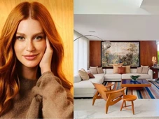 Imagem - Como é a mansão de Marina Ruy Barbosa com obra de arte milionária e baú Louis Vuitton de R$ 45 mil