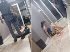 Imagem - PM que chutou rosto de mulher em surto foi alertado por colega a ligar câmera