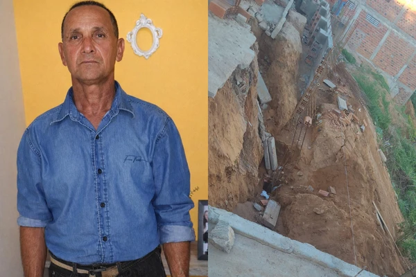 Idinaldo morreu soterrado após acidente em obra