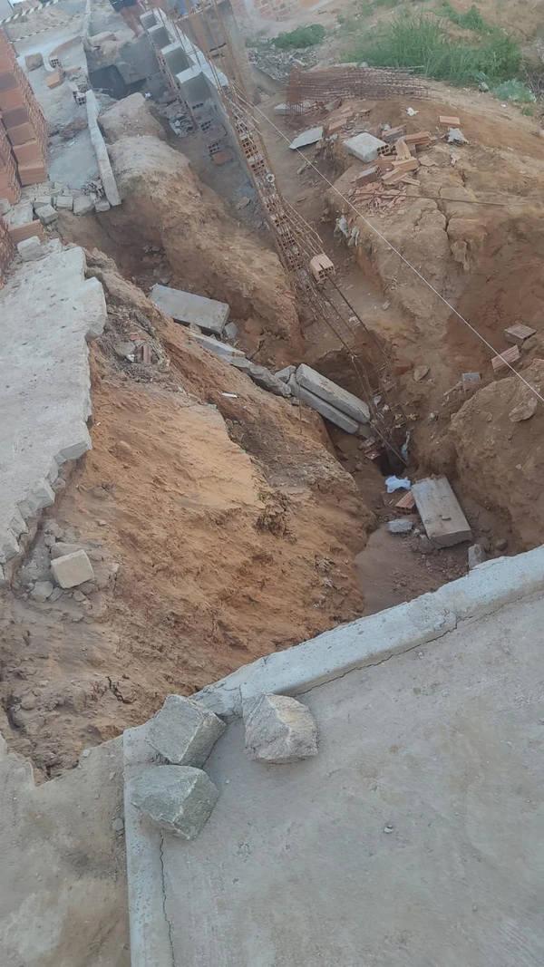 Idinaldo morreu soterrado após acidente em obra por Reprodução