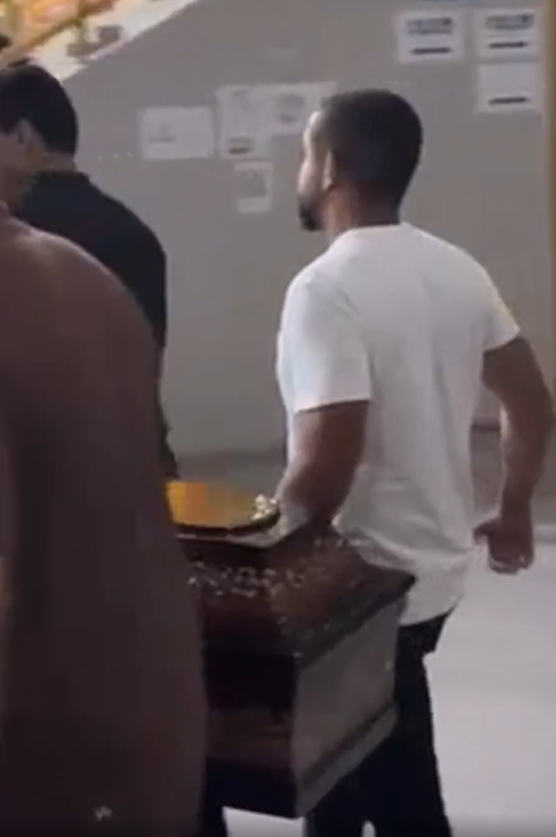 Velório de Flávia Barros, vítima de feminicídio, em Paulo Afonso por Reprodução