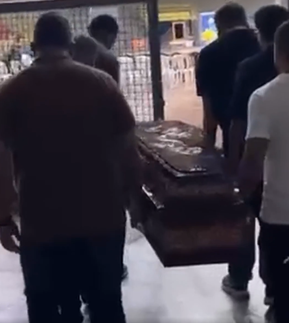 Velório de Flávia Barros, vítima de feminicídio, em Paulo Afonso por Reprodução